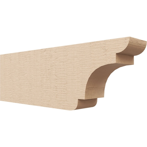 Ekena Millwork 4in. W x 8in. H x 24in. L New Brighton Woodgrain TimberThane Rafter Tail, Primed Tan RFTUR04X08X24NEBRCPR - main